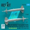 RESKIT RS72-0576 GBU-10 Paveway I laser guided bombs with BSU-37/B fin and BSU-3A/B wing (slow speed) thermally protected (2 pcs) (3D Printed) 1/72